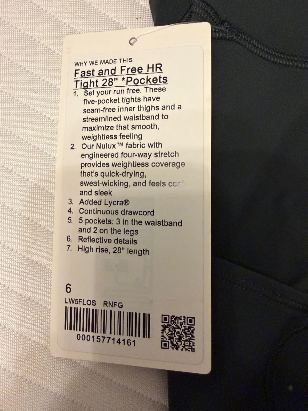 Running lululemon leggings